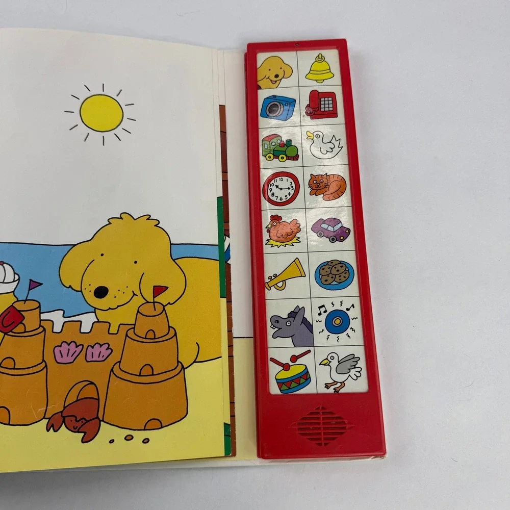 Spots Busy Week Eric Hill Play-a-Sound Hardcover Book 18 Sound Buttons 2001 DNW